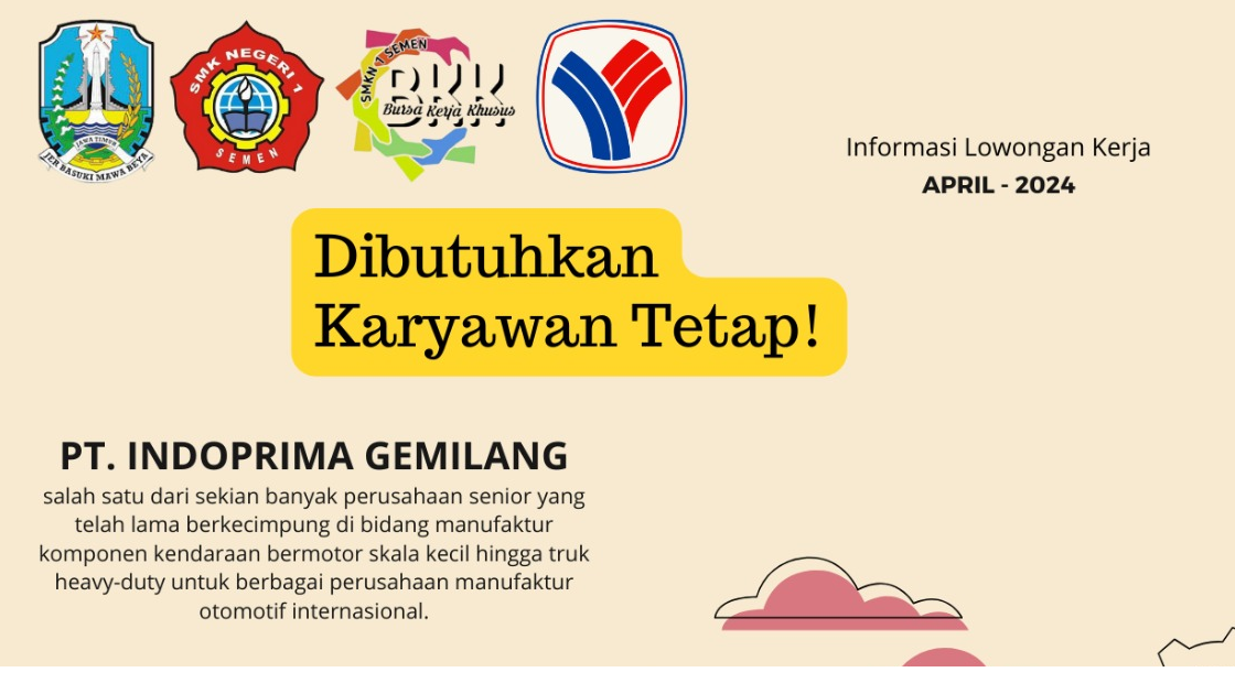 LOKER PT. INDOPRIMA GEMILANG